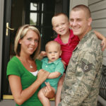 Tricare Brest Pumps - Young military family with two boys