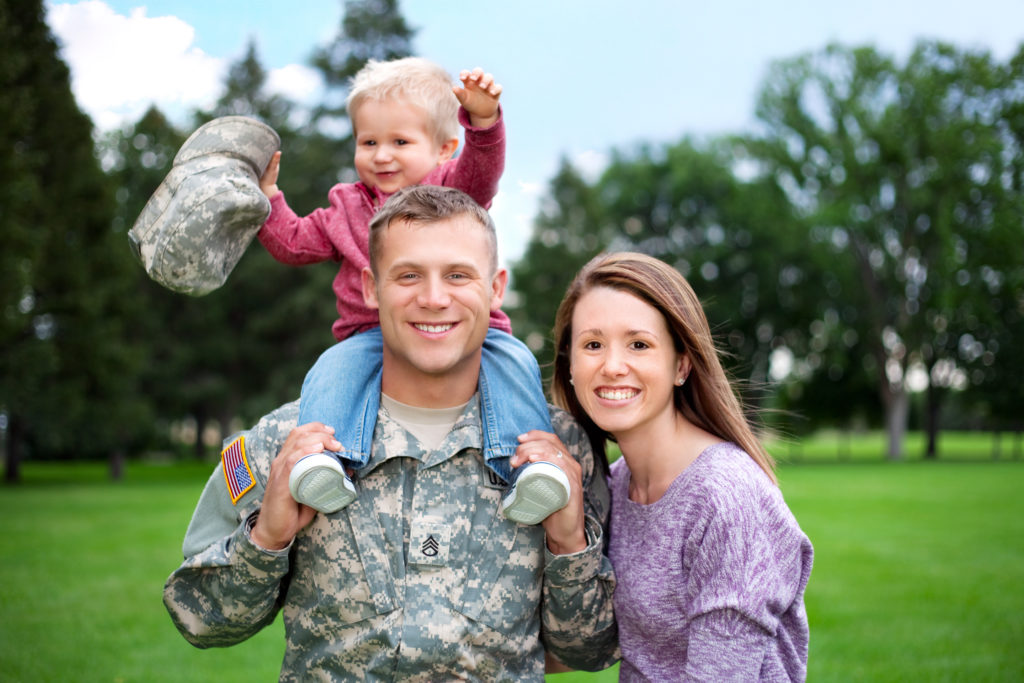 Tricare Breast Pumps - American Soldier With Wife and Son