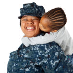 Tricare Breast Pumps - Military Mom gets a kiss from her child